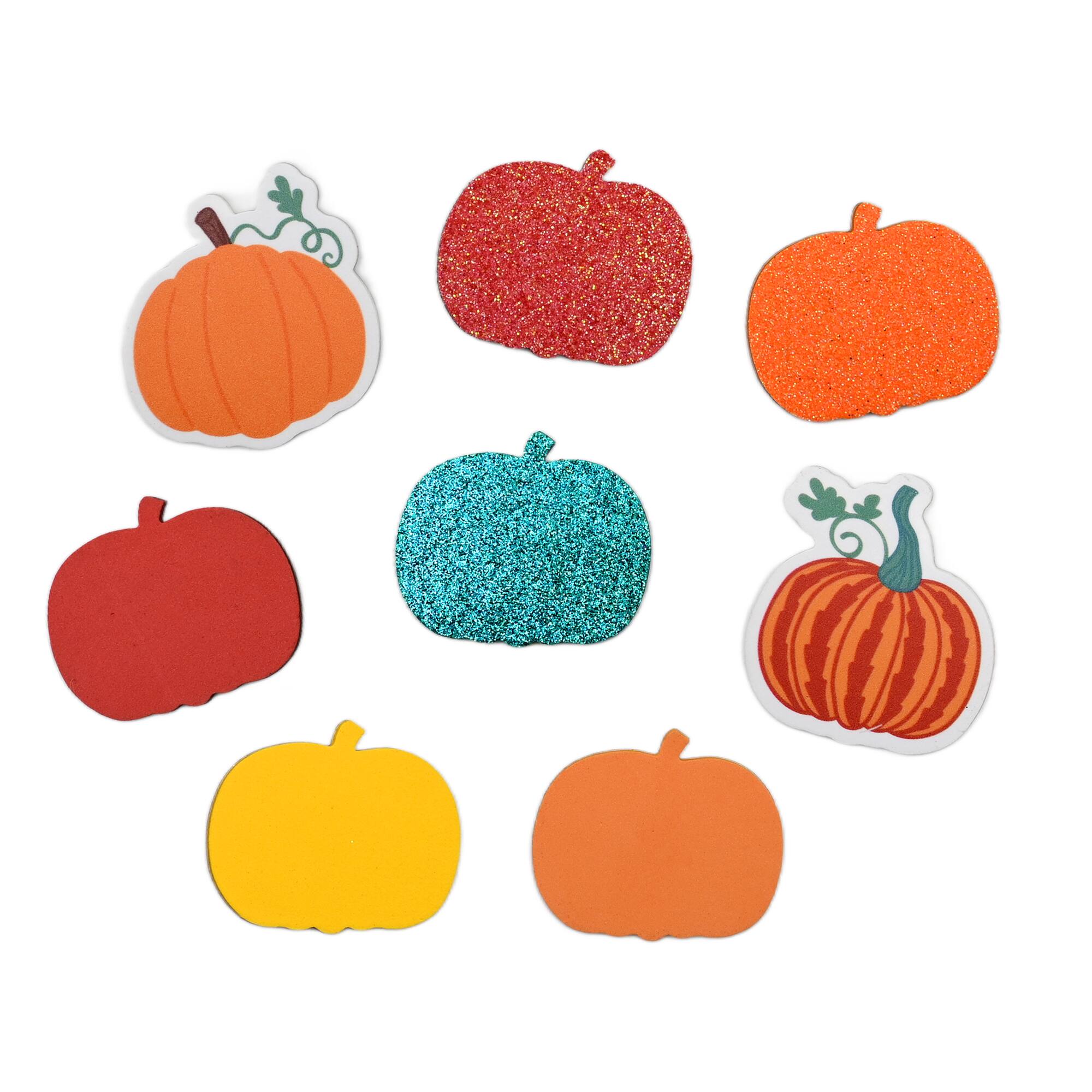 Small Pumpkin Foam Stickers by Creatology™